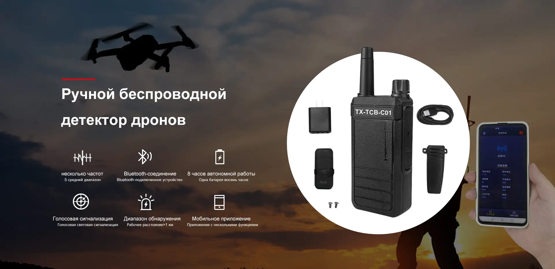 UAV-detectiesysteem China
